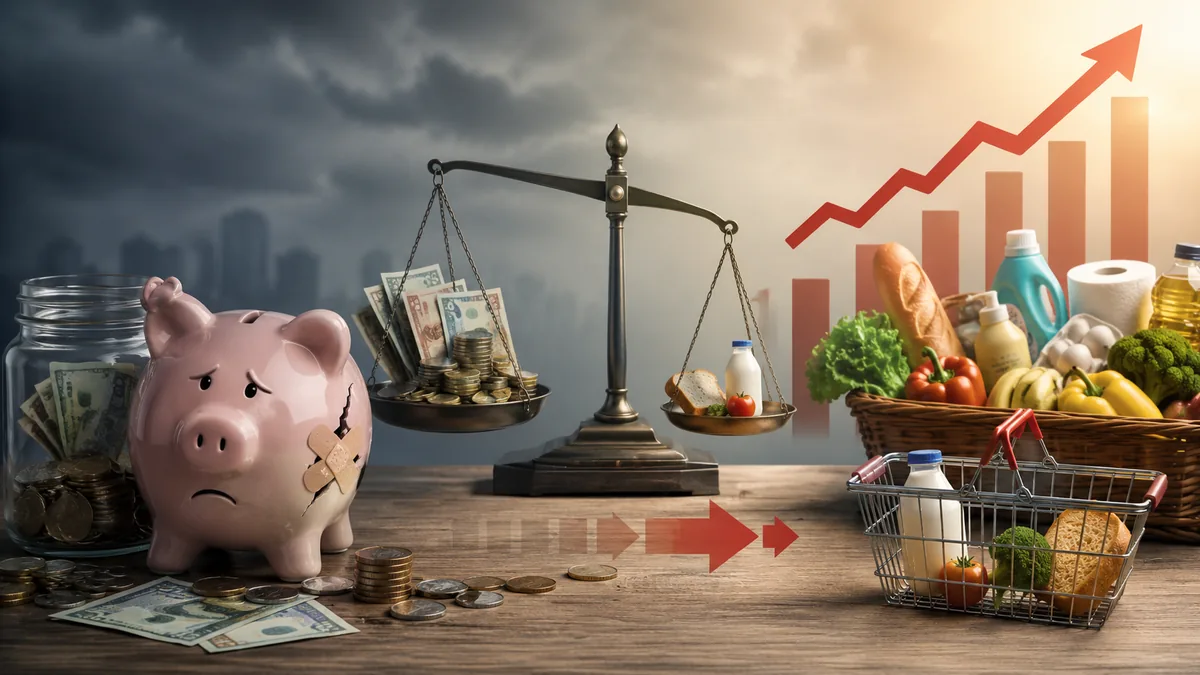 inflation impact on savings and purchasing power no text