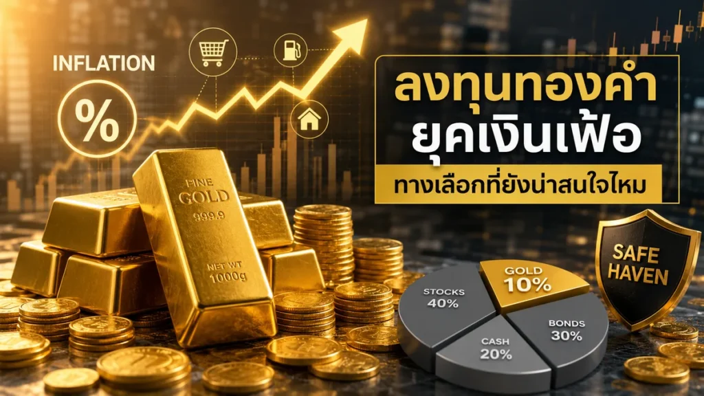 ลงทุนทองคำยุคเงินเฟ้อ ยังน่าสนใจไหม