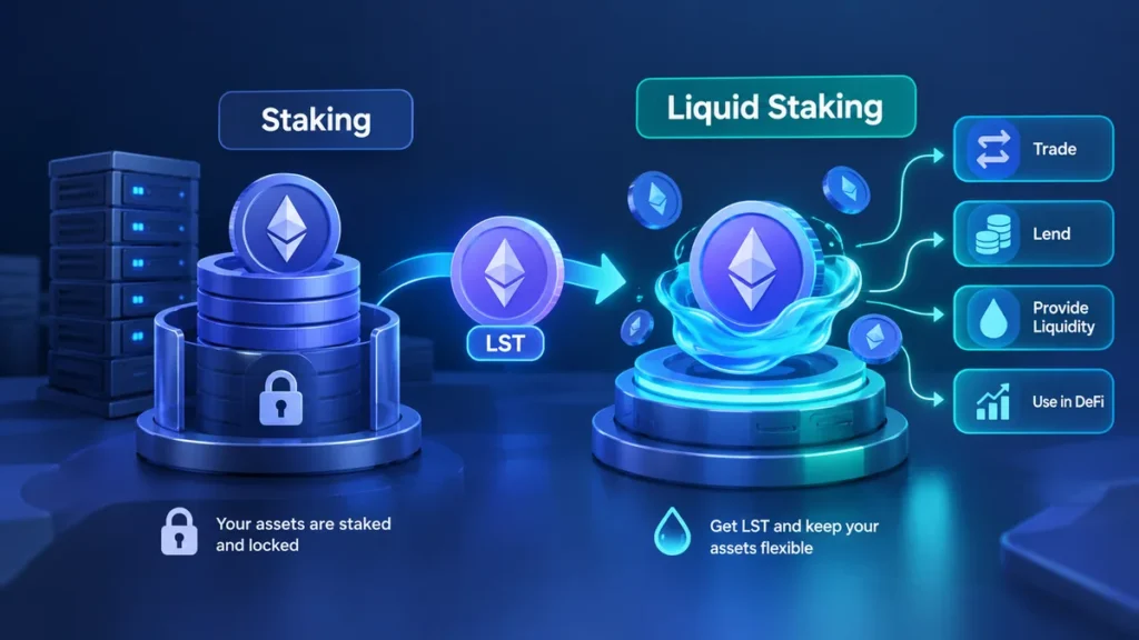 Liquid Staking คืออะไร? ต่างจาก Staking ปกติยังไง