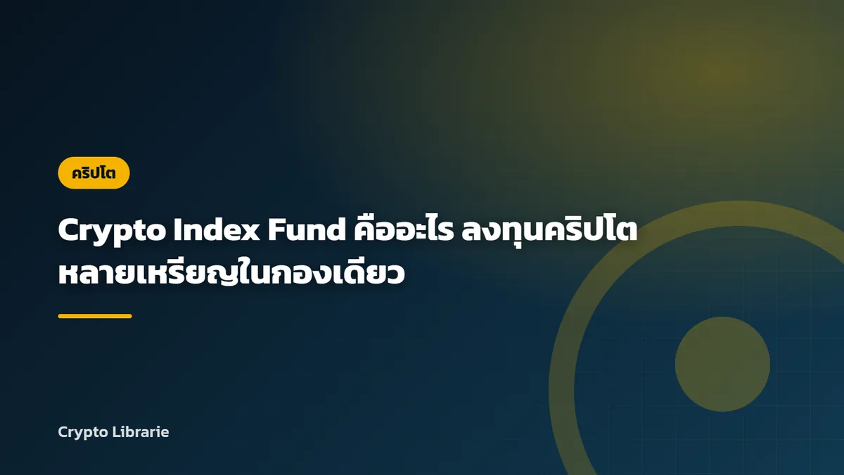 Crypto Index Fund คืออะไร ลงทุนคริปโตหลายเหรียญในกองเดียว